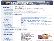 Tablet Screenshot of bugzilla.org